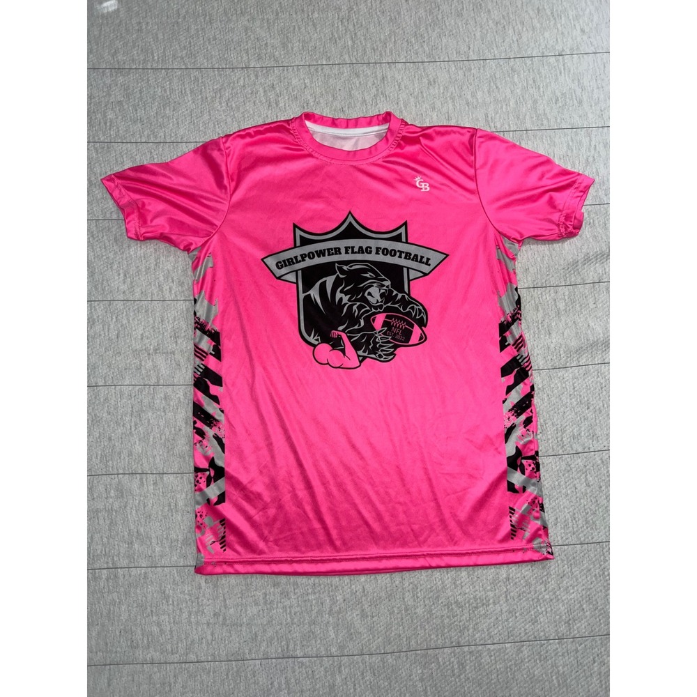 Gamebreaker Girlpower Flag Football Jersey Pink Youth Large YL Panther NFL 2022